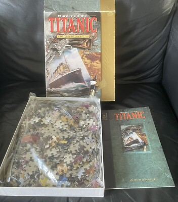 MORD AUF DER TITANIC MYSTERY PUZZLE 1000 TEILE ALTER 12+ VERWIRRT 1997