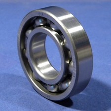 1 Kugellager 6207 C3, 35 x 72 x 17 mm offen erh&ouml;htes Seitenspiel  nach DIN ISO