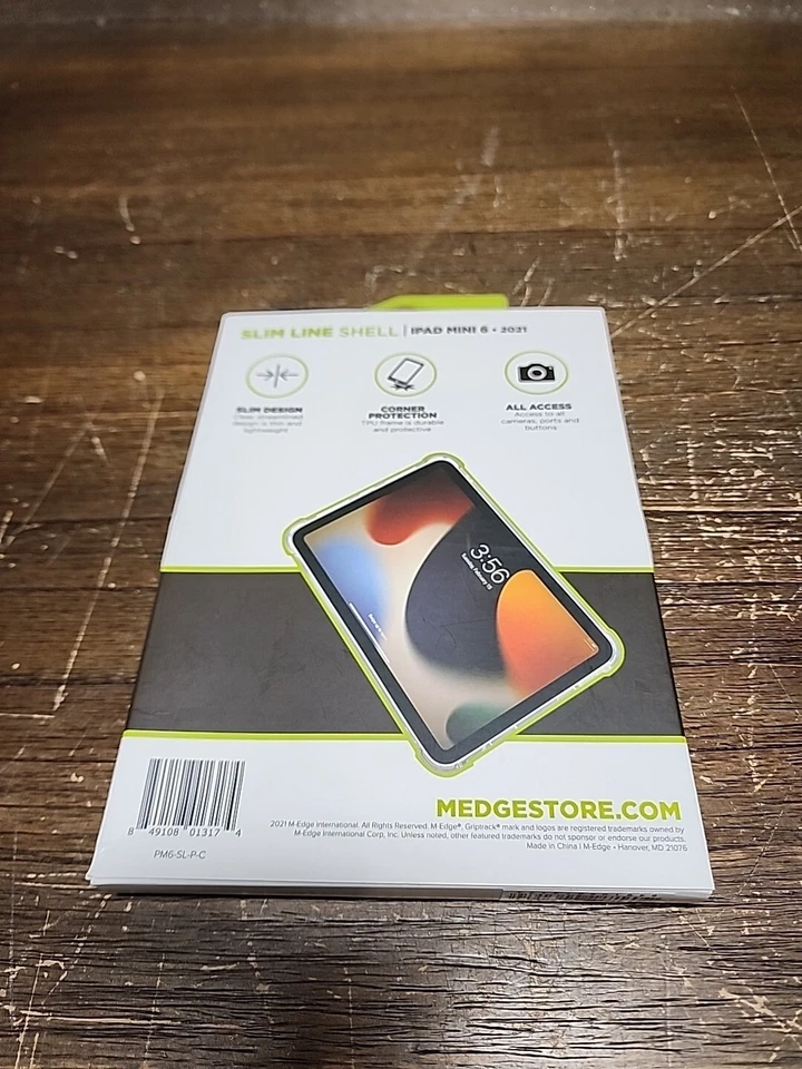 Medge Slim Line Shell iPad Mini 6 Clear Protector - Image 3 of 4