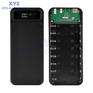 DC5/6/7/8/9/10/11/12V Kit de cas de banque d'alimentation mobile réglable 8x18650 Boîte à piles