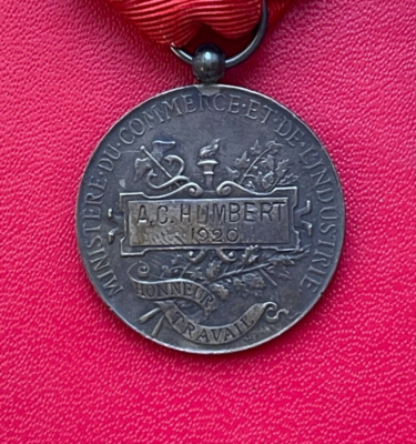 Médaille travail commerce industrie 1960 - Collection