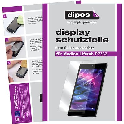 3x Schutzfolie für Medion Lifetab P7332 MD99103 Display Folie P 7332 klar dipos