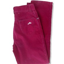 Vintage Chic Corduroy High Rise Baggy Tapered Pants Red vintage Sz 15/16