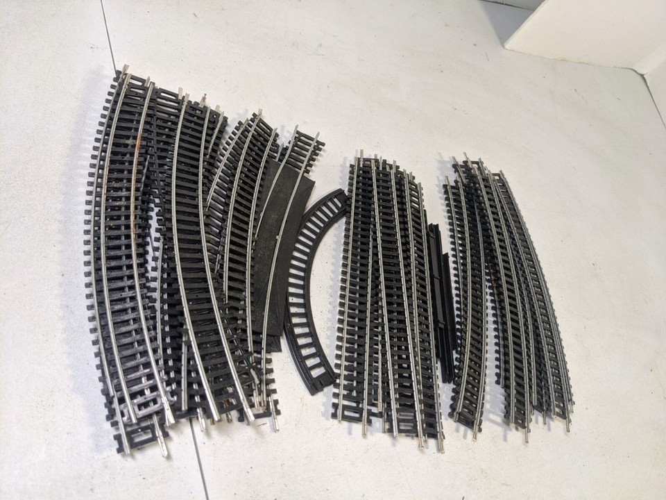 Bachmann HO Train Railroad Track R 18" 30 Degree Curve & Terminal