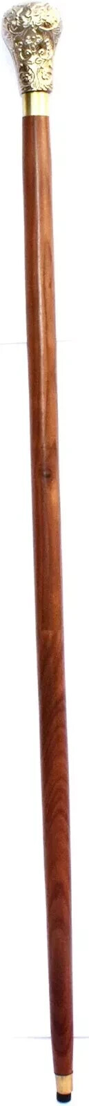 Antique Nautical Solid Brass Head Handle Vintage … - image 8