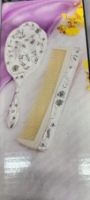 Vintage Silverplated Hair Comb Vanity MIRROR Set Victorian Style NEW IN BOX