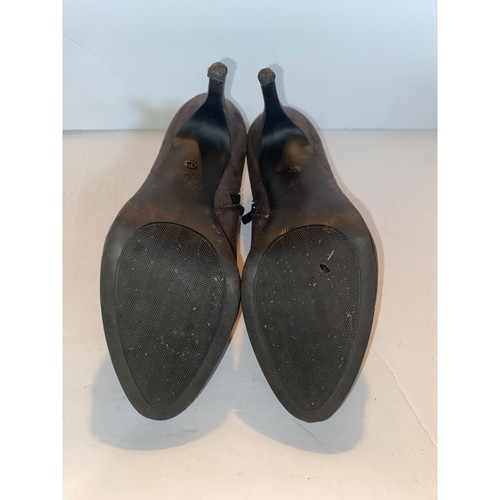 Liz Claiborne Womens Ankle Boots Booties Heels Side Zipper Gray Size 8 - Picture 8 of 8