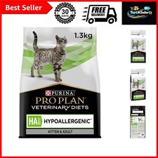 1.3kg HA Hypoallergenic Cat Food - Supports Cats with Allergies & Sensitivities 24.59 per kilo