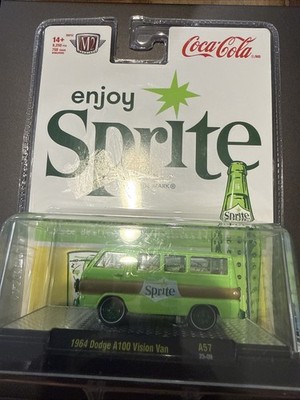 M2 MACHINES COCA COLA SPRITE 1964 DODGE A100 VISION VAN A57 CHASE 1/750