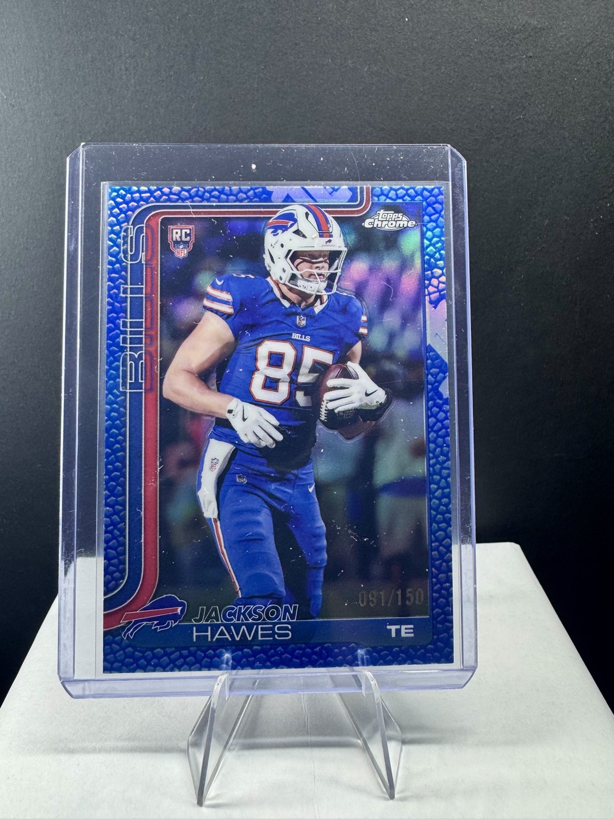 2025 Topps Chrome - Rookies Jackson Hawes #397 Blue Refractor /150 (RC)