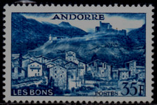 Andorre: Y et T No 150A neuf **. "Paysages".