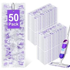 50 Pack Disposable Power Mop Refills for Swiffer Power Mop  Unscented  Thic...