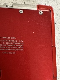 Nintendo 3DS Handheld System - Flame Red Bundle With 2 Games Lego & Spider Man