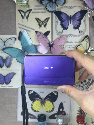 SONY Cyber-Shot DSC-T99 Purple Digital Camera For party ,tour,family