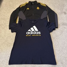 Adidas, Real Madrid, Jacket And T-Shirt Combo Men s Size Extra Large Jacket NWT