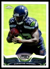 Christine Michael 2013 Topps Chrome #186 Seahawks Insert ? SEE SCAN! FREE SHIP