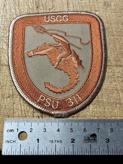 1980s/90s/2000s? US COAST GUARD PATCH PSU 311 USCG ORIGINAL BEAUTY!