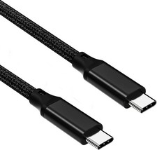 USB C to C Cable, 3.2 Gen 2 USB-C Cable 10ft - 4K UHD 20Gbps 100W 10ft, Black