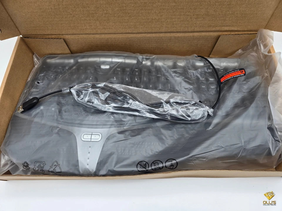 Microsoft Natural Ergonomic Keyboard 4000 v1.0 Tastatur QWERTY Desktop 1048 NEU! - Bild 3 von 4