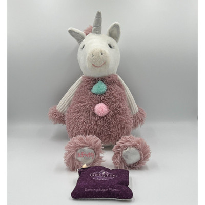 Dazzle the Unicorn Plush Scentsy Buddy Lovey w/Dancing Sugar Plums Scent Pak