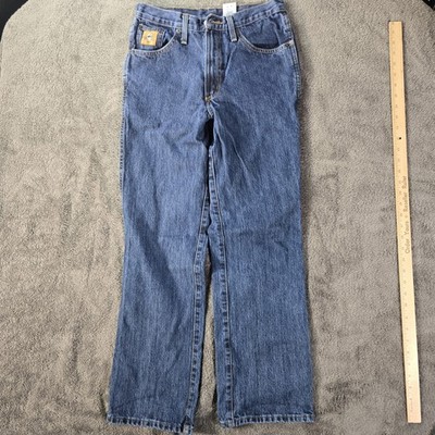 Cinch Bronze Label Jeans Mens 28x29 Slim Fit Tapered Leg Western Dark Wash Denim