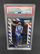 Mitchell Robinson Prizm RWB PSA 10 Rookie Card!. rookie card picture