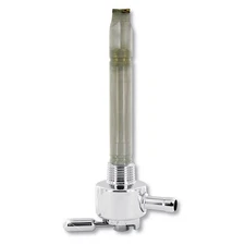 Pingel Smooth Power-Flo Fuel Valve-Inward Facing 180 deg 3/8 NPT Round - 6211-CR