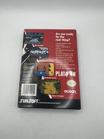 PLATOON NINTENDO NES GAME ~ COMPLETE ~