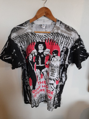 Vintage Deadstock Rocky Horror Show T-Shirt AOP Ungetragen Rags 72 Festival 