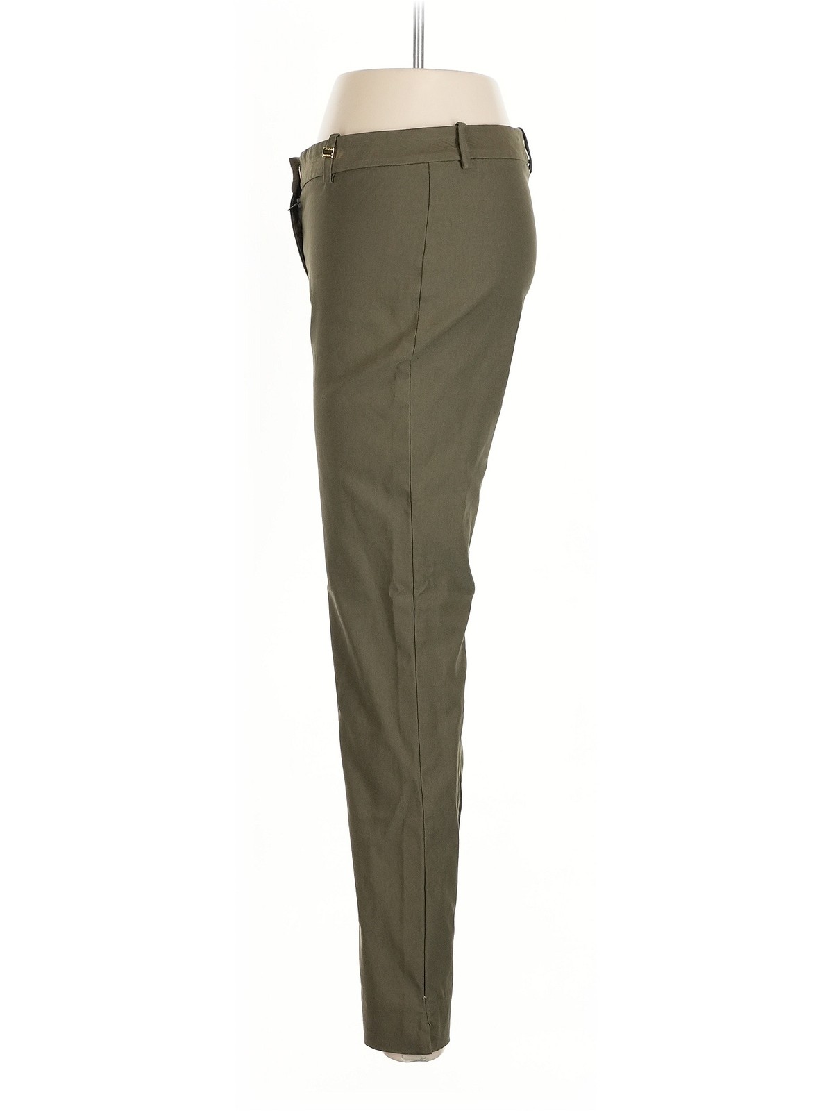 Calvin Klein Women Green Casual Pants 4 thumbnail 4