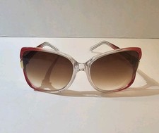 Vintage Translucent Red Oval Sunglasses Frames Taiwan