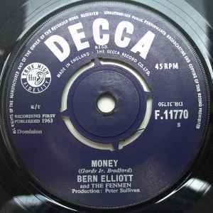 7 Bern Elliott The Fenmen Money F11770 Decca /00080