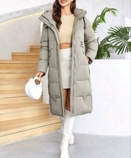 S-(36/38/40) Damen Daunenmantel gepolsterte Winterjacke mit PrimaLoft Bio Faser