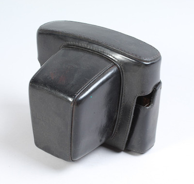 LEICAFLEX SL SL2 READY CASE  BLACK LEATHER CLEAN LEITZ WETZLAR STRAPLESS STYLE