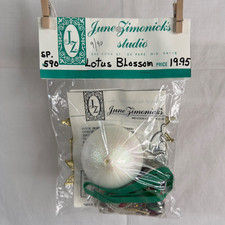 June Zimonick CHRISTMAS Beaded Ornament Kit "LOTUS BLOSSOM" SP590 :: NOS