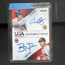 2014 Panini USA Connections Alex Bregman Blake Trahan RC Dual Auto /20 Autograph