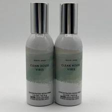 2 Bath & Body Works Clean House Vibes Concentrated Room Spray Air Freshener
