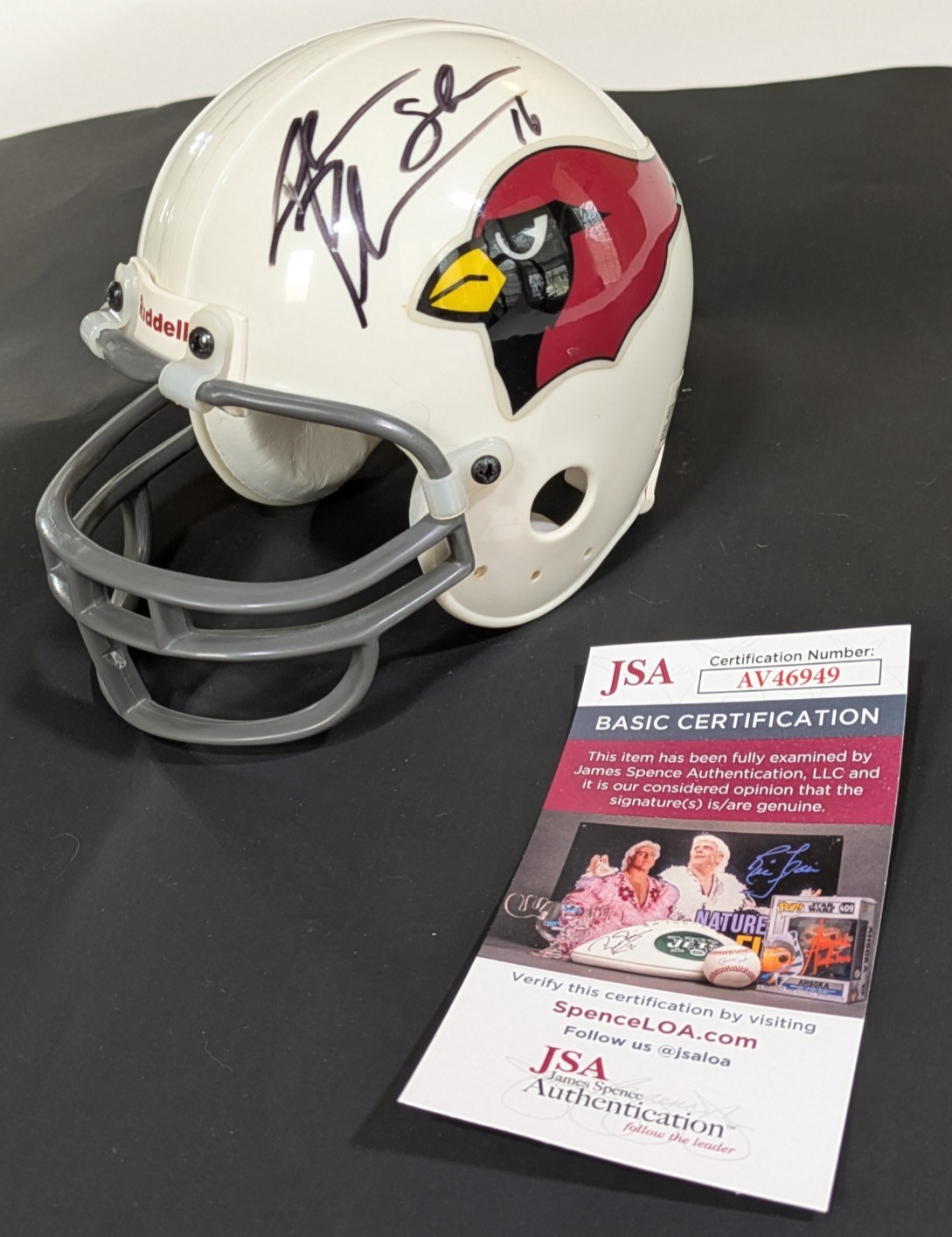 Jake Plummer Autographed Signed Arizona Cardinals Mini Helmet "The Snake" JSA COA #16 