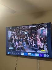 TCL Roku TV LED 4K 2160p Smart TV Netflix/Prime/YouTube/Disney Black Wall