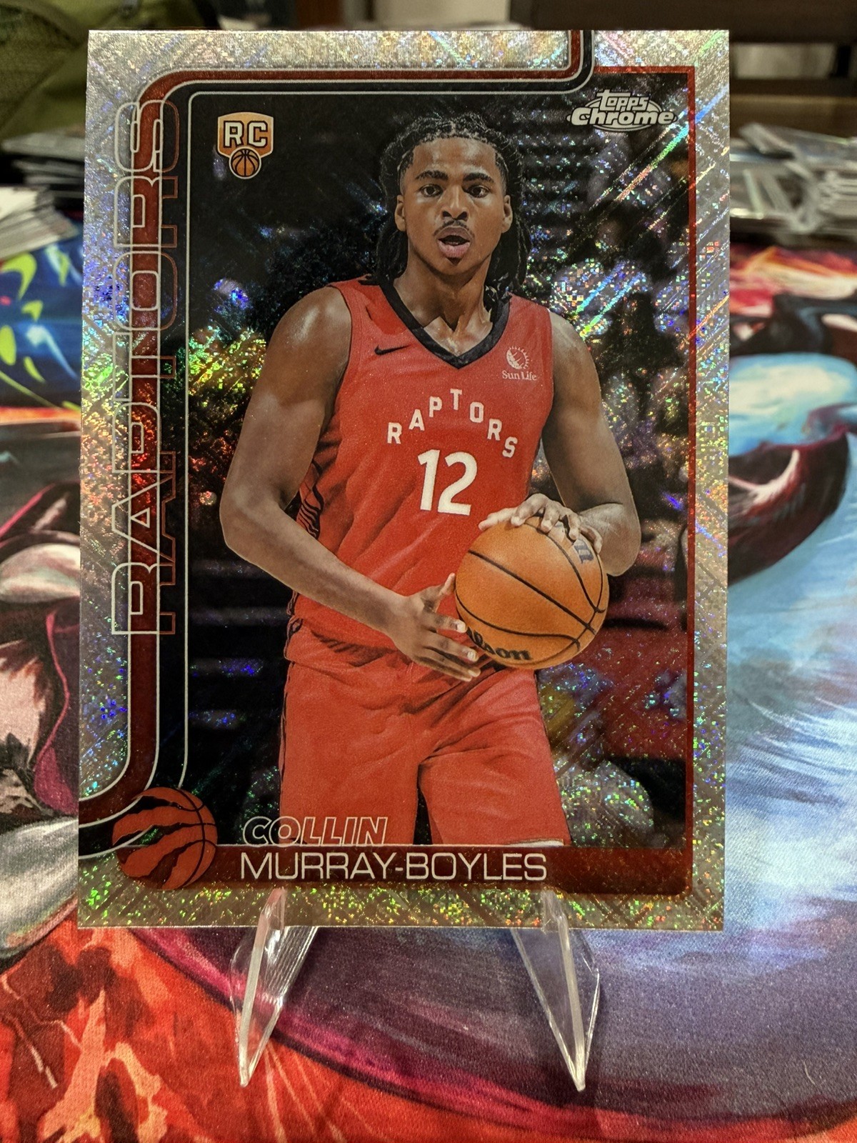 2025-26 Topps Chrome Collin Murray-Boyles #259 Skylight Refractor RC Rookie