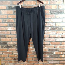 Old Navy Billie High-Waisted Straight Ankle Trouser in Black Career Women's XL