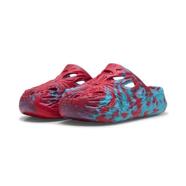 Authentic Puma Men's Lamelo Ball MB.04 Basketball Slides ~ Blue/Red