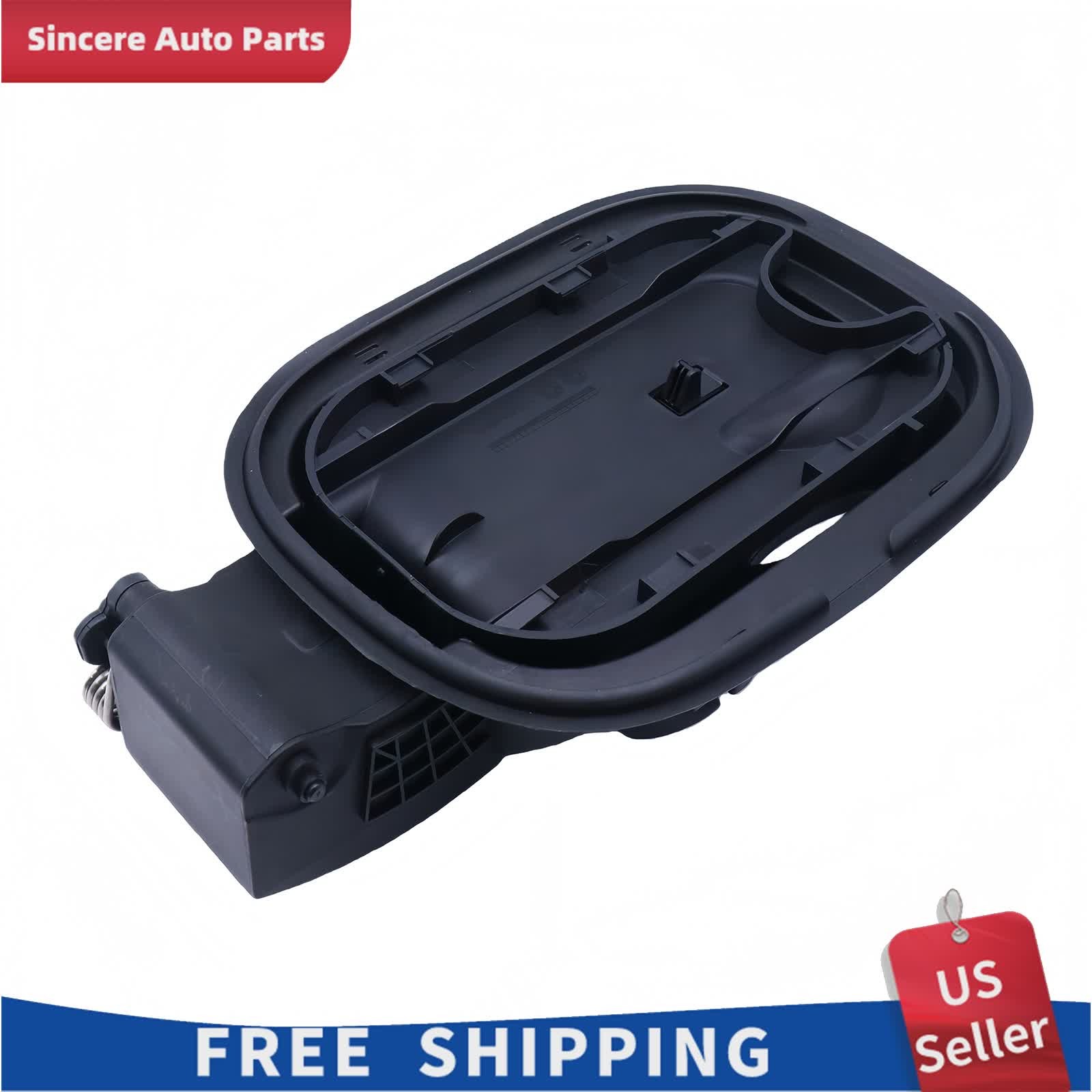 Fuel Tank Filler Pipe Housing with white Cap Door For 19-25 Chevy Silverado 1500 thumbnail 11