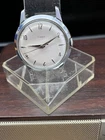 Vintage 1960 Timex Mercury Manual Wind Watch Chrome  Case White dial Running