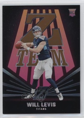2023 Panini Zenith Z-Team Copper 6/50 Will Levis #24 Rookie RC 1ek2