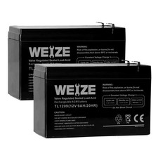 WEIZE 12V 9AH SLA Rechargeable F2 Battery for Razor e200 e300 Scooter UPS