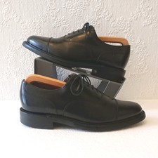 Loake 805B Polished Leather Cap Toe Oxford Formal Smart Dress Shoes Size Uk 8