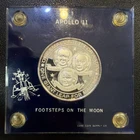 1969 Apollo 11 First Footprints On The Moon 99.9% Silver Medal 0.99oz VIN5