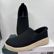Staheekum Women's Quilted Cushioned Footbed Slip On Shoes - SIZE 9 Black