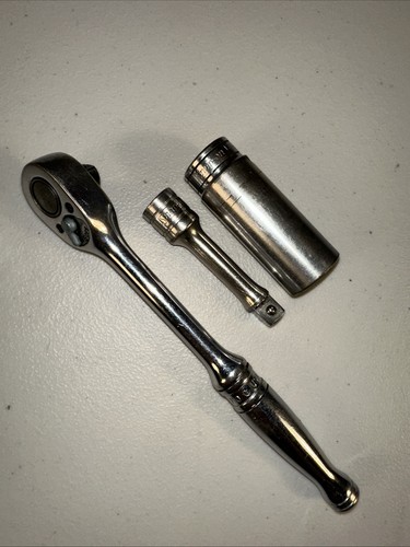 Snap-On 3/8” Drive Ratchet F-710C, 2” Extension FX-2 13/16 Deep Socket SFS-261S - Bild 1 von 15